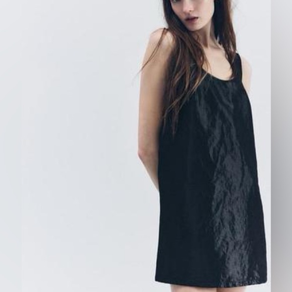 Zara short black dress